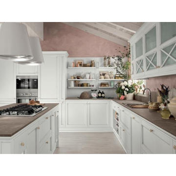European Modern White Cheap Farmhouse Island Kitchen Cabinet